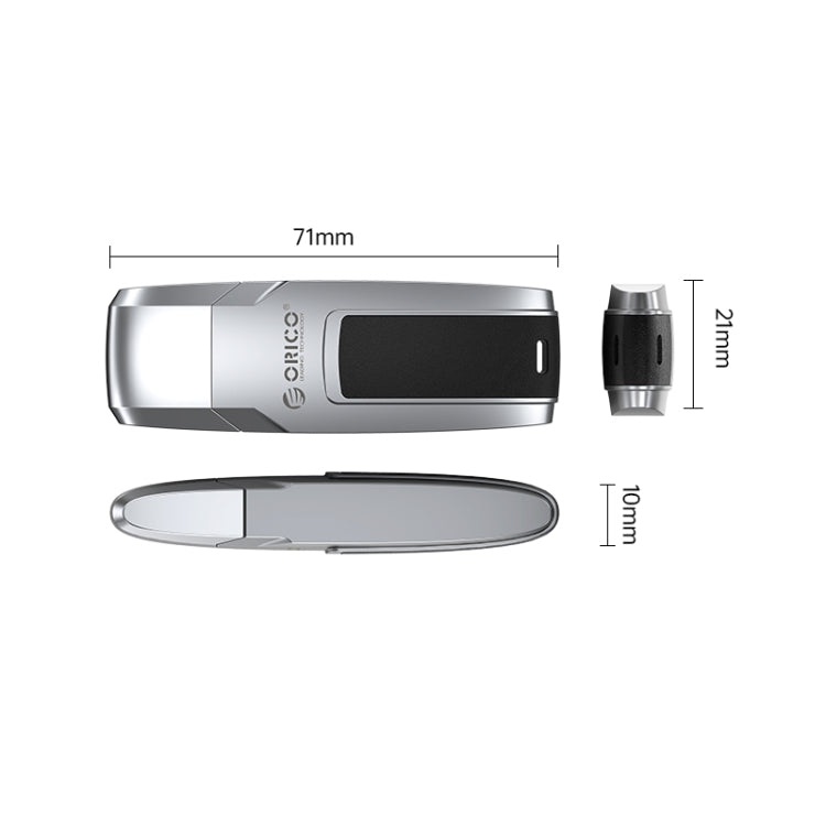 ORICO USB Solid State Flash Drive, Read: 520MB/s, Write: 450MB/s, Memory:256GB, Port:USB-A(Silver) - free shipping - PMC Jewellery - Order now!