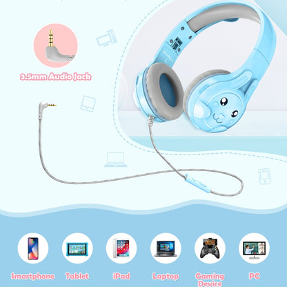 SoulBytes S31 Kids Wired Over-Ear Earphone with Microphone, Length: 1.5m(Blue) - Multimedia Headset by Soulbytes | Online Shopping South Africa | PMC Jewellery | Buy Now Pay Later Mobicred