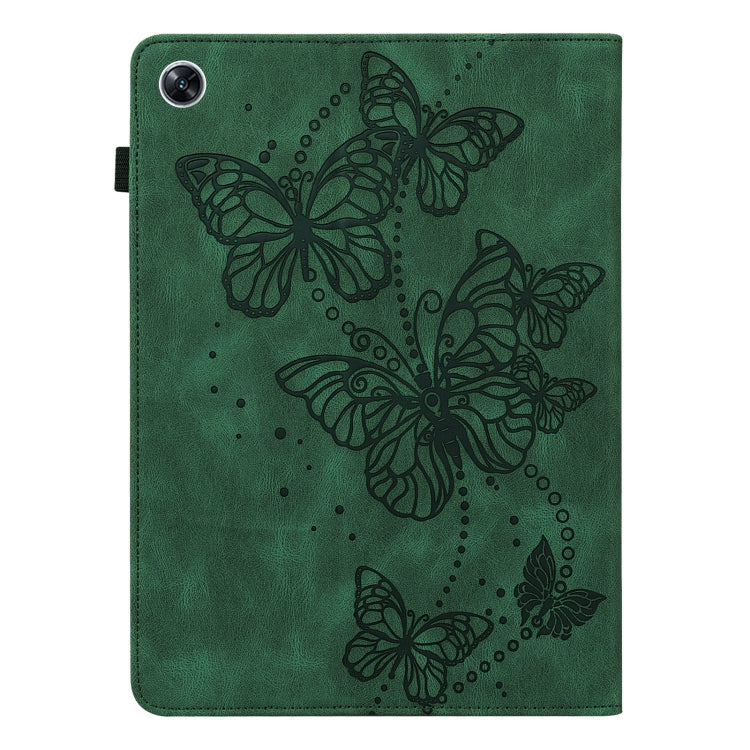 For OPPO Pad Air 2022 Embossed Butterfly Pattern Leather Tablet Case(Green) - free shipping - PMC TechLife - Order now!
