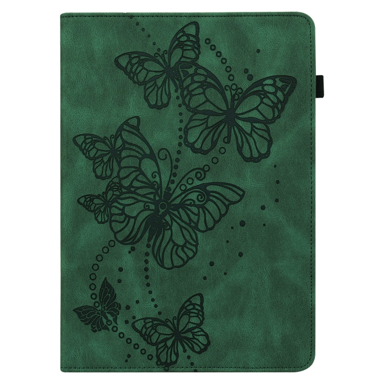 For OPPO Pad Air 2022 Embossed Butterfly Pattern Leather Tablet Case(Green) - free shipping - PMC TechLife - Order now!