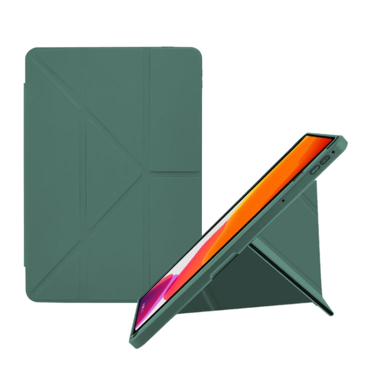 For Realme Pad Mini 8.7 Acrylic 2 in 1 Y-fold Smart Leather Tablet Case(Emerald) - Realme by PMC TechLife | Online Shopping South Africa | PMC TechLife | Buy Now Pay Later Mobicred