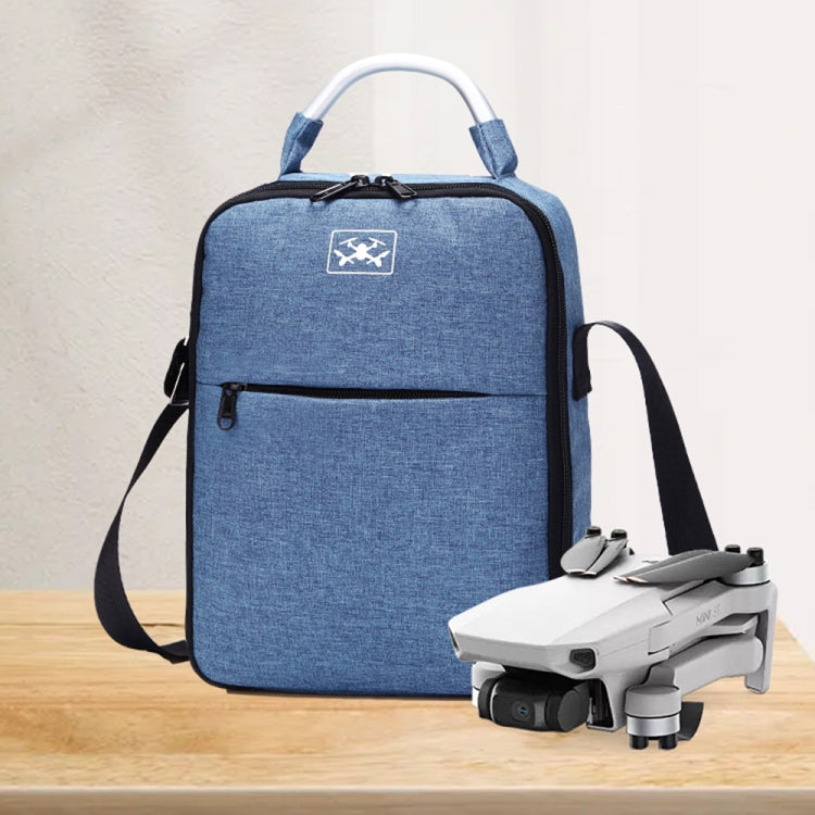 For DJI Mini SE Shockproof Single Shoulder Storage Carrying Case Box Bag, Size: 31 x 23 x 10cm(Blue + Black Liner) - Backpacks & Bags by PMC Jewellery | Online Shopping South Africa | PMC Jewellery | Buy Now Pay Later Mobicred