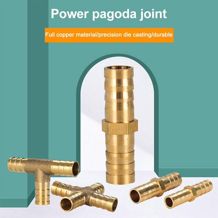LAIZE 10pcs Pagoda Two way Pneumatic Components, Caliber:10mm - Interface Series by LAIZE | Online Shopping South Africa | PMC TechLife | Buy Now Pay Later Mobicred