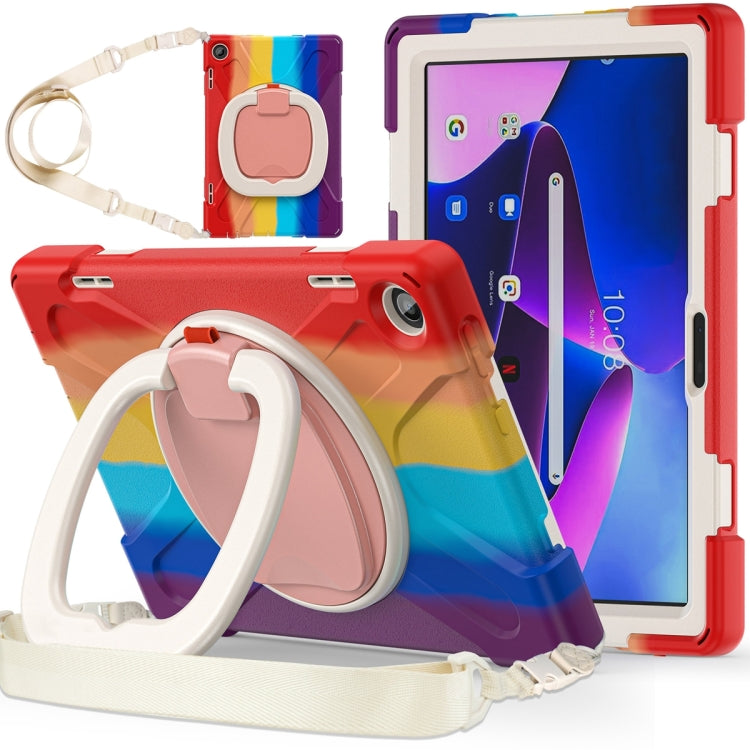For Lenovo Tab M10 10.1 3rd Gen Silicone + PC Protective Tablet Case(Colorful Red) - Lenovo by PMC TechLife | Online Shopping South Africa | PMC TechLife | Buy Now Pay Later Mobicred