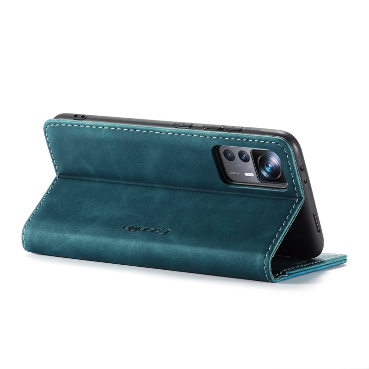 For Xiaomi 12T / 12T Pro CaseMe 013 Multifunctional Horizontal Flip Leather Phone Case(Blue) - Xiaomi Cases by CaseMe | Online Shopping South Africa | PMC Jewellery | Buy Now Pay Later Mobicred