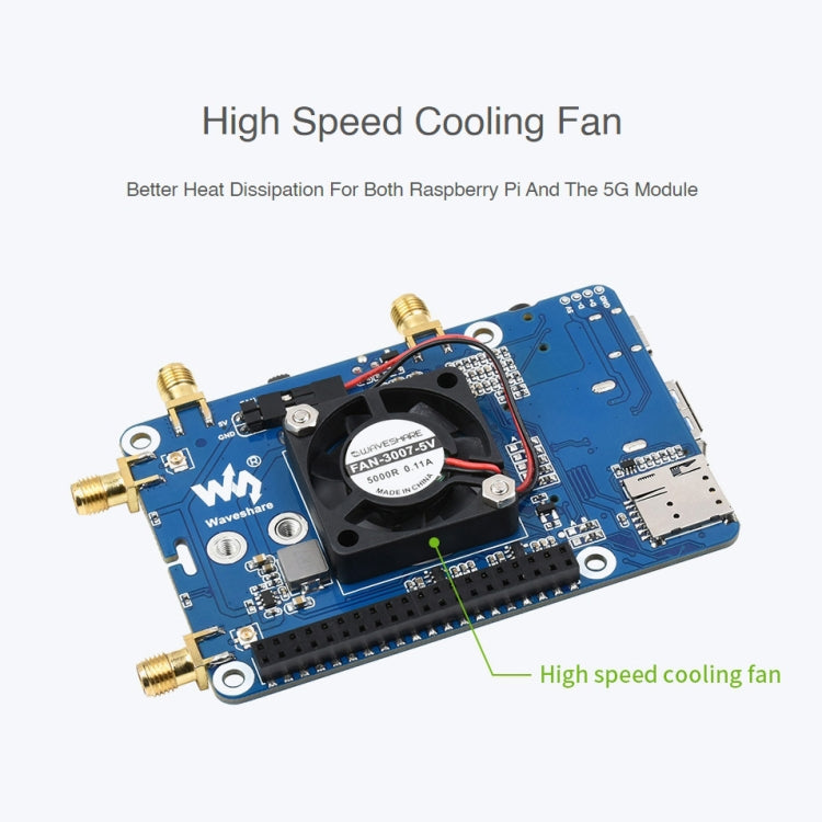 Waveshare SIM8262E-M2/SIM8202G-M2 5G HAT for Raspberry Pi - free shipping - PMC Jewellery - Order now!