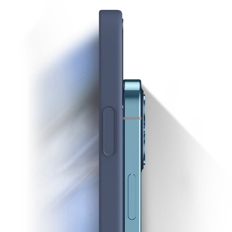 For Xiaomi Redmi Note 12 Pro+ China Imitation Liquid Silicone Straight Edge Phone Case(Blue) - Note 12 Pro+ Cases by PMC TechLife | Online Shopping South Africa | PMC TechLife