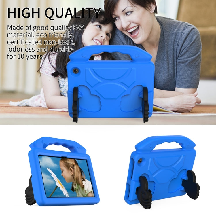 For Amazon Kindle Fire 7 2022 Children EVA Shockproof Tablet Case with Thumb Bracket(Blue) - Amazon by PMC TechLife | Online Shopping South Africa | PMC TechLife | Buy Now Pay Later Mobicred