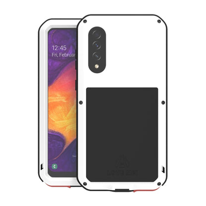 For Galaxy A50 LOVE MEI Metal Shockproof Waterproof Dustproof Protective Case(White) - Galaxy Phone Cases by LOVE MEI | Online Shopping South Africa | PMC Jewellery