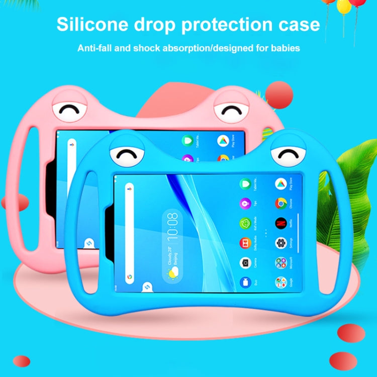 For TCL Tab 8 4G Cartoon Silicone Shockproof Protective Tablet Case with Stand & Handheld(Pink) - Others by PMC TechLife | Online Shopping South Africa | PMC TechLife | Buy Now Pay Later Mobicred