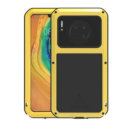 For Huawei Mate 30 LOVE MEI Metal Shockproof Waterproof Dustproof Protective Case(Yellow) - Huawei Cases by LOVE MEI | Online Shopping South Africa | PMC Jewellery