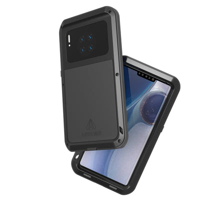 For Huawei Mate 30 Pro LOVE MEI Metal Shockproof Waterproof Dustproof Protective Case(Black) - Huawei Cases by LOVE MEI | Online Shopping South Africa | PMC Jewellery