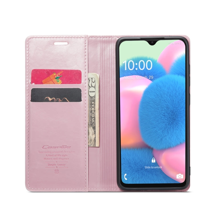 For Samsung Galaxy A30s／A50s／A50 CaseMe 003 Crazy Horse Texture Leather Phone Case(Rose Gold) - Galaxy Phone Cases by CaseMe | Online Shopping South Africa | PMC Jewellery | Buy Now Pay Later Mobicred