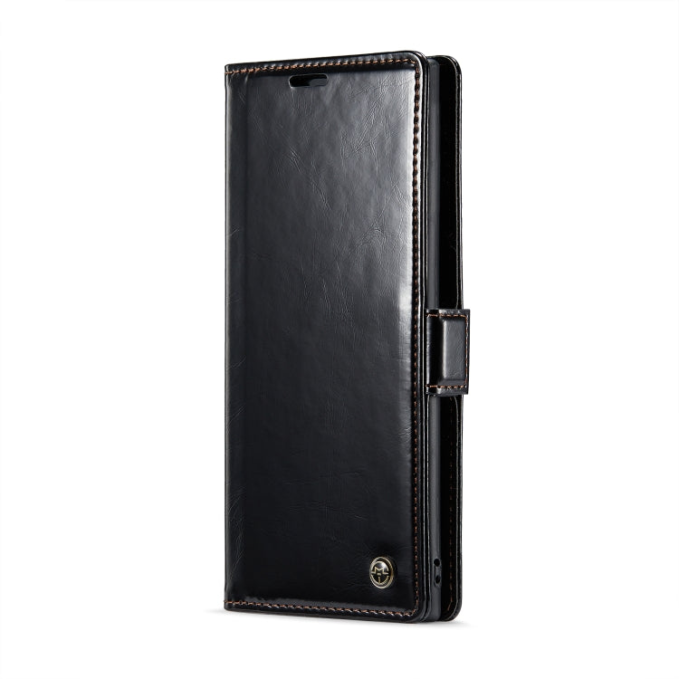 For Samsung Galaxy Note10+ CaseMe 003 Crazy Horse Texture Leather Phone Case(Black) - Galaxy Phone Cases by CaseMe | Online Shopping South Africa | PMC Jewellery | Buy Now Pay Later Mobicred