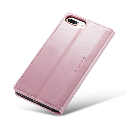 For iPhone 6 Plus/7 Plus/8 Plus CaseMe 003 Crazy Horse Texture Leather Phone Case(Rose Gold) - More iPhone Cases by CaseMe | Online Shopping South Africa | PMC Jewellery | Buy Now Pay Later Mobicred