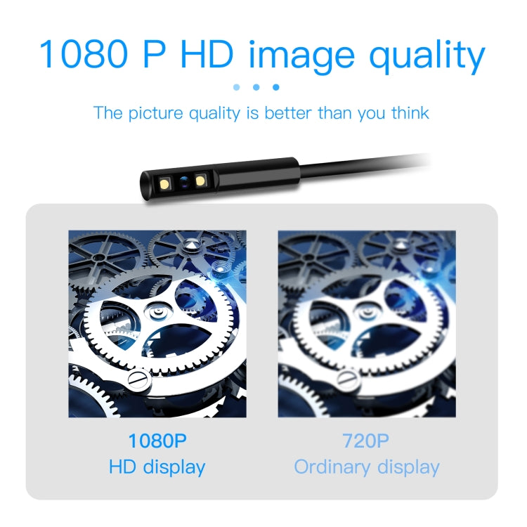 P100 8mm Side 2.4 inch HD Handheld Endoscope Hardline with LCD Screen, Length:50m -  by PMC Jewellery | Online Shopping South Africa | PMC Jewellery | Buy Now Pay Later Mobicred