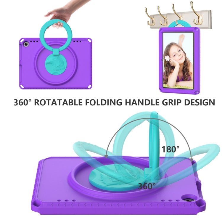 For Amazon Fire HD 8 2020 / HD 8 Plus 2022 EVA + PC Shockproof Tablet Case without Water-resistant Frame(Purple) - Amazon by PMC TechLife | Online Shopping South Africa | PMC TechLife | Buy Now Pay Later Mobicred