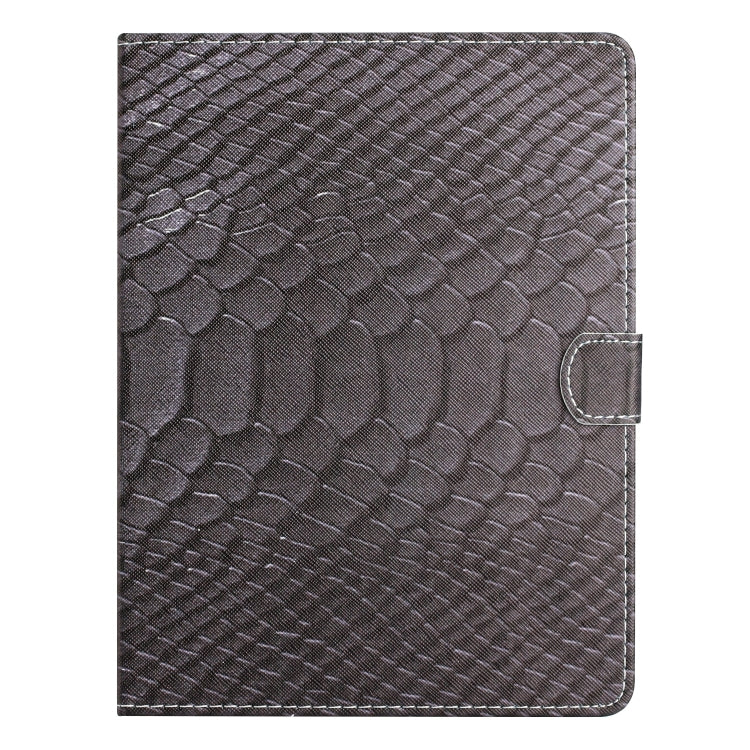 For 10 inch Tablets Solid Color Crocodile Texture Leather Tablet Case(Black) - Others by PMC TechLife | Online Shopping South Africa | PMC TechLife | Buy Now Pay Later Mobicred