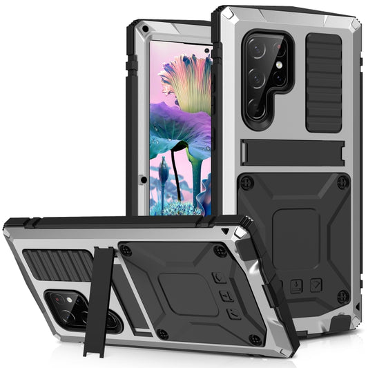 For Samsung Galaxy S23 Ultra 5G R-JUST Life Waterproof Dustproof Shockproof Phone Case(Silver) - Galaxy S23 Ultra 5G Cases by R-JUST | Online Shopping South Africa | PMC Jewellery