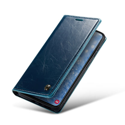 For Samsung Galaxy S23+ 5G CaseMe 003 Crazy Horse Texture Leather Phone Case(Blue) - Galaxy S23+ 5G Cases by CaseMe | Online Shopping South Africa | PMC Jewellery | Buy Now Pay Later Mobicred