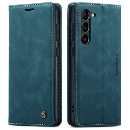 For Samsung Galaxy S23+ 5G CaseMe 013 Multifunctional Horizontal Flip Leather Phone Case(Blue) - Galaxy S23+ 5G Cases by CaseMe | Online Shopping South Africa | PMC Jewellery | Buy Now Pay Later Mobicred