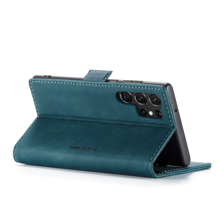 For Samsung Galaxy S23 Ultra 5G CaseMe 013 Multifunctional Horizontal Flip Leather Phone Case(Blue) - Galaxy S23 Ultra 5G Cases by CaseMe | Online Shopping South Africa | PMC Jewellery | Buy Now Pay Later Mobicred