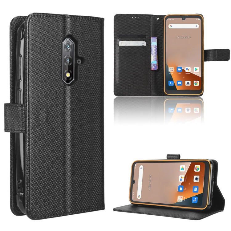 For Blackview BV5200 Diamond Texture Leather Phone Case(Black) - More Brand by PMC Jewellery | Online Shopping South Africa | PMC Jewellery | Buy Now Pay Later Mobicred