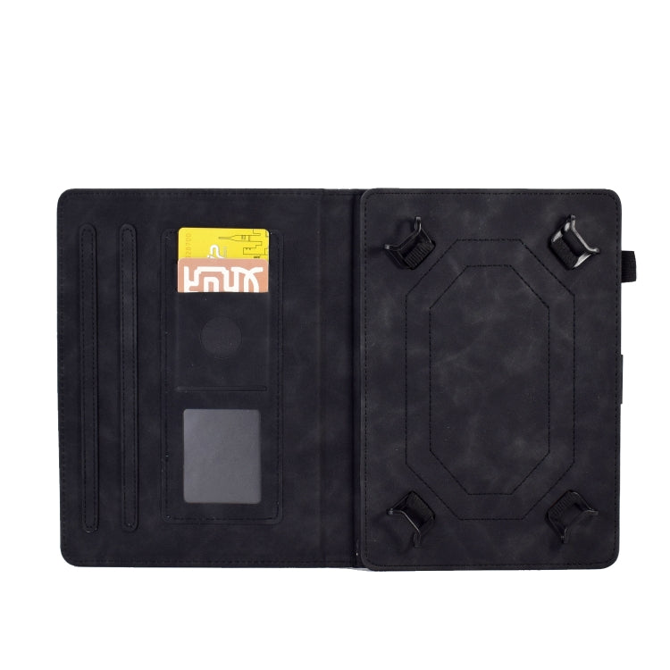 For 7 inch Tablets Tower Embossed Leather Tablet Case(Black) - free shipping - PMC TechLife - Order now!