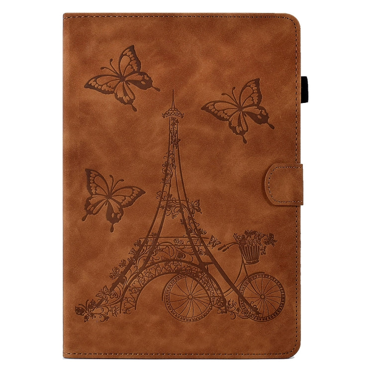 For 8 inch Tablets Tower Embossed Leather Tablet Case(Brown) - Others by PMC TechLife | Online Shopping South Africa | PMC TechLife | Buy Now Pay Later Mobicred