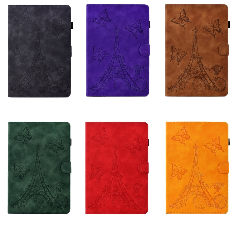For 8 inch Tablets Tower Embossed Leather Tablet Case(Black) - Others by PMC TechLife | Online Shopping South Africa | PMC TechLife | Buy Now Pay Later Mobicred