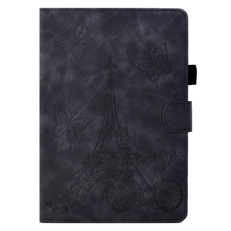 For Amazon Kindle Paperwhite 4/3/2/1 Tower Embossed Leather Smart Tablet Case(Black) - Amazon by PMC TechLife | Online Shopping South Africa | PMC TechLife | Buy Now Pay Later Mobicred