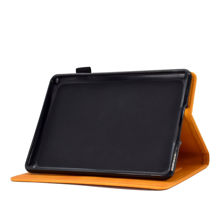For Amazon Kindle Lite 2022 Tower Embossed Leather Smart Tablet Case(Khaki) - Amazon by PMC TechLife | Online Shopping South Africa | PMC TechLife | Buy Now Pay Later Mobicred