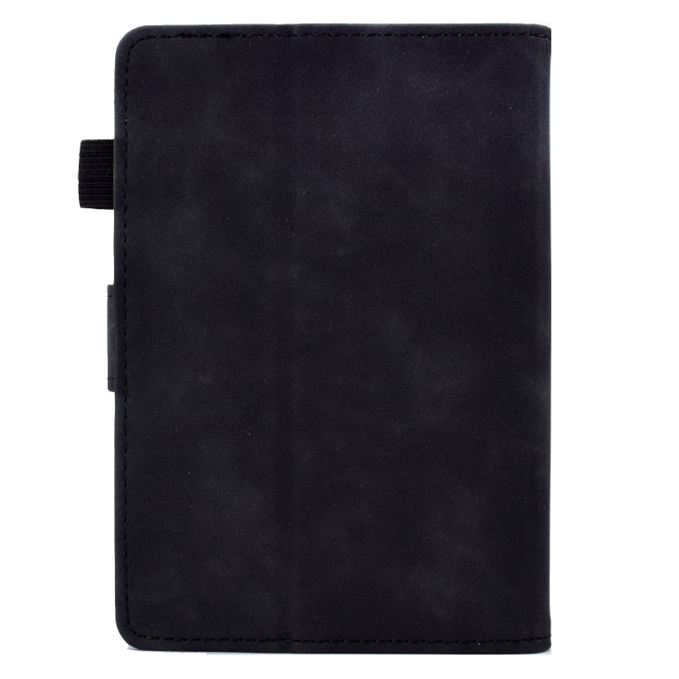 For Amazon Kindle Youth Version 2022 Embossed Smile Flip Tablet Leather Smart Case(Black) - Amazon by PMC TechLife | Online Shopping South Africa | PMC TechLife | Buy Now Pay Later Mobicred