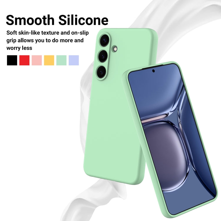 For Samsung Galaxy S25+ 5G Color Liquid Silicone Phone Case(Green) - free shipping - PMC Jewellery - Order now!