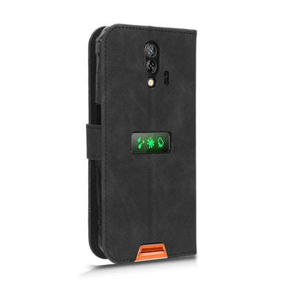 For Blackview BV7200 Skin Feel Magnetic Flip Leather Phone Case(Black) - More Brand by PMC Jewellery | Online Shopping South Africa | PMC Jewellery