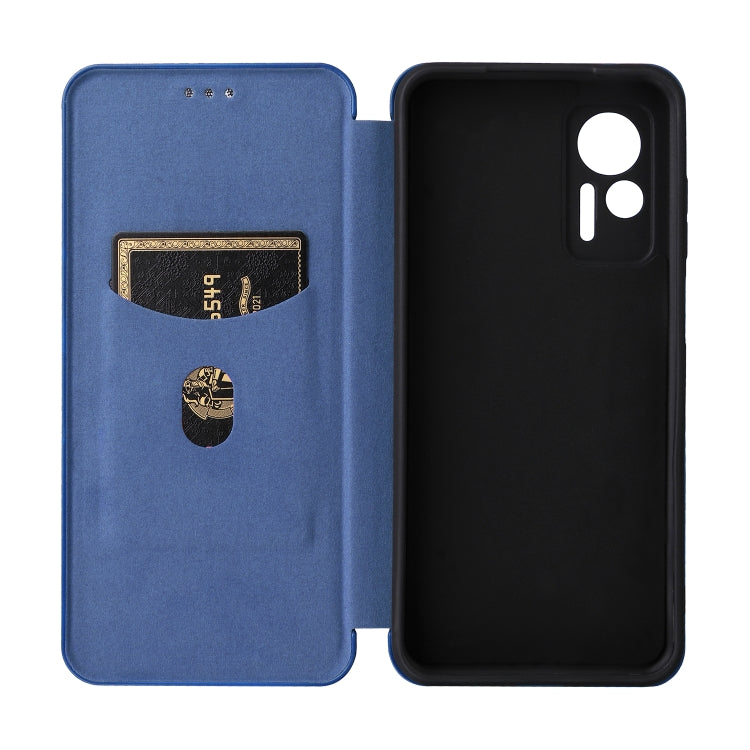 For Ulefone Note 14 Carbon Fiber Texture Flip Leather Phone Case(Blue) - Ulefone Cases by PMC Jewellery | Online Shopping South Africa | PMC Jewellery | Buy Now Pay Later Mobicred