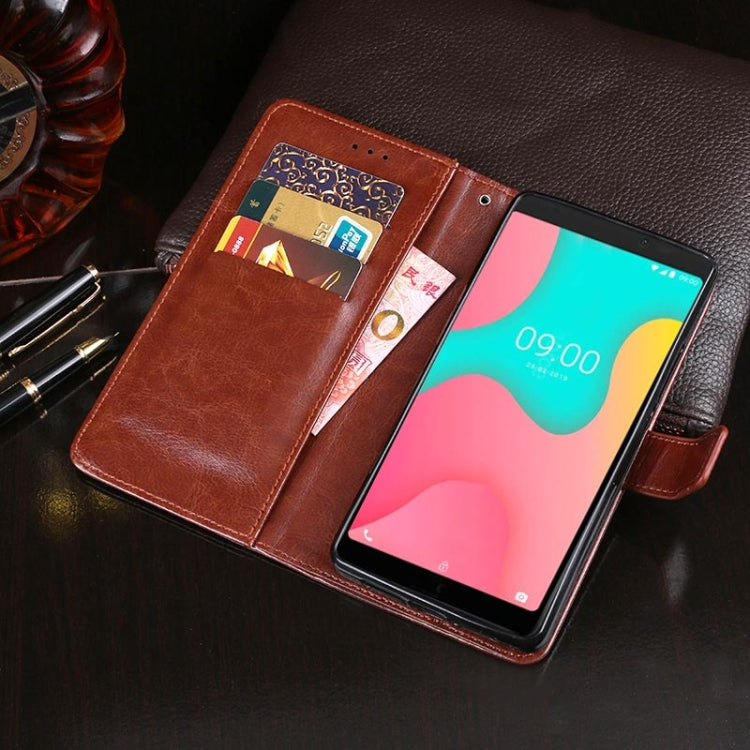 For Wiko Y60 idewei Crazy Horse Texture Horizontal Flip Leather Case with Holder & Card Slots & Wallet(Red) - Wiko by idewei | Online Shopping South Africa | PMC Jewellery | Buy Now Pay Later Mobicred