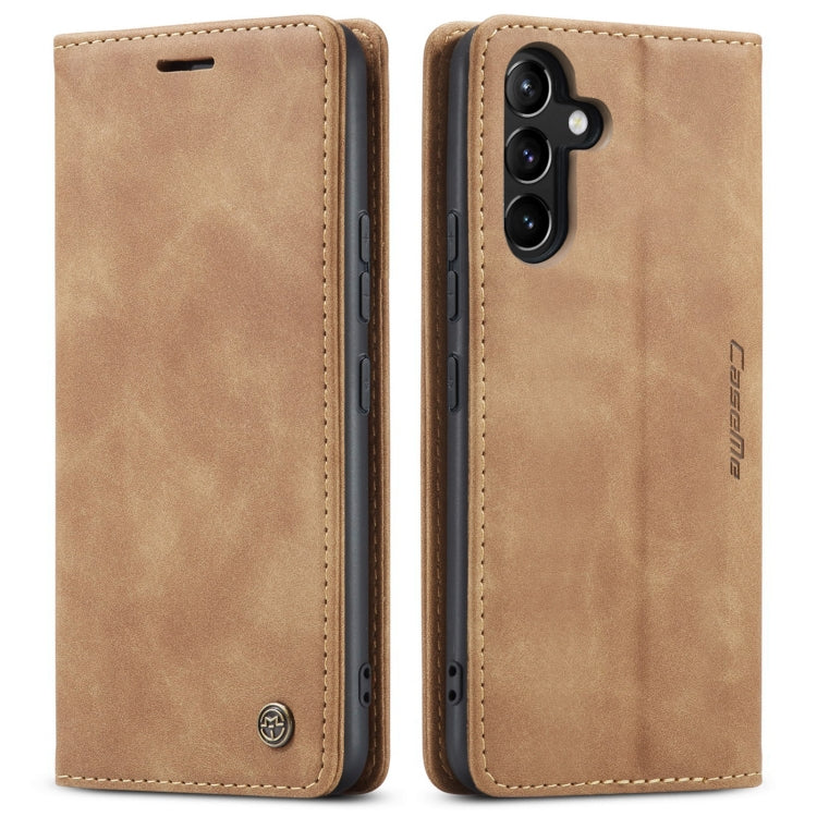 For Samsung Galaxy A54 CaseMe 013 Multifunctional Horizontal Flip Leather Phone Case(Brown) - Galaxy Phone Cases by CaseMe | Online Shopping South Africa | PMC Jewellery | Buy Now Pay Later Mobicred