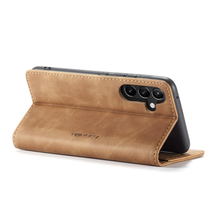 For Samsung Galaxy A54 CaseMe 013 Multifunctional Horizontal Flip Leather Phone Case(Brown) - Galaxy Phone Cases by CaseMe | Online Shopping South Africa | PMC Jewellery | Buy Now Pay Later Mobicred