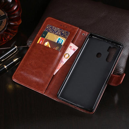 For Blackview A80 Pro idewei Crazy Horse Texture Horizontal Flip Leather Case with Holder & Card Slots & Wallet(Rose Red) - More Brand by idewei | Online Shopping South Africa | PMC Jewellery | Buy Now Pay Later Mobicred