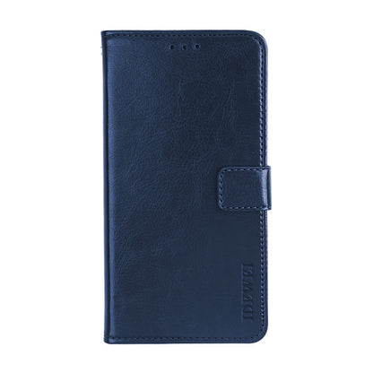 For Blackview BV6100 idewei Crazy Horse Texture Horizontal Flip Leather Case with Holder & Card Slots & Wallet(Dark Blue) - More Brand by idewei | Online Shopping South Africa | PMC Jewellery | Buy Now Pay Later Mobicred