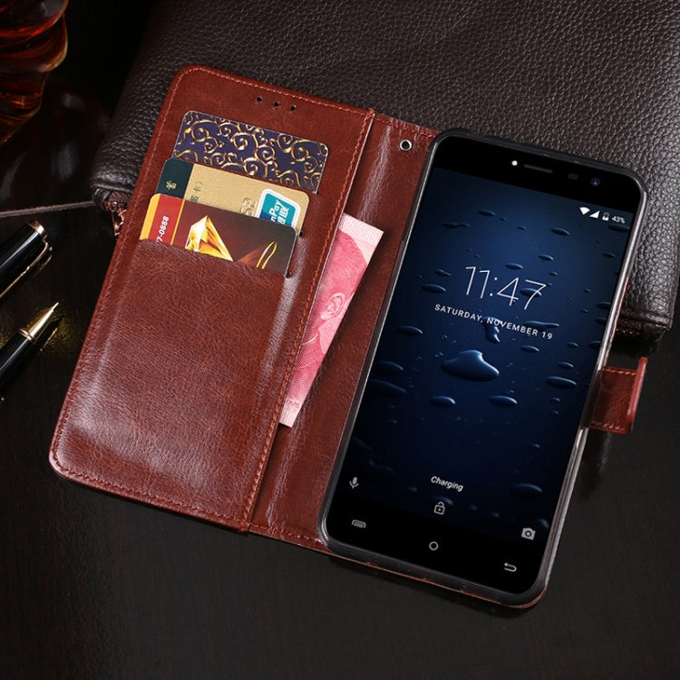 For Cubot Note Plus idewei Crazy Horse Texture Horizontal Flip Leather Case with Holder & Card Slots & Wallet(Red) - More Brand by idewei | Online Shopping South Africa | PMC Jewellery | Buy Now Pay Later Mobicred