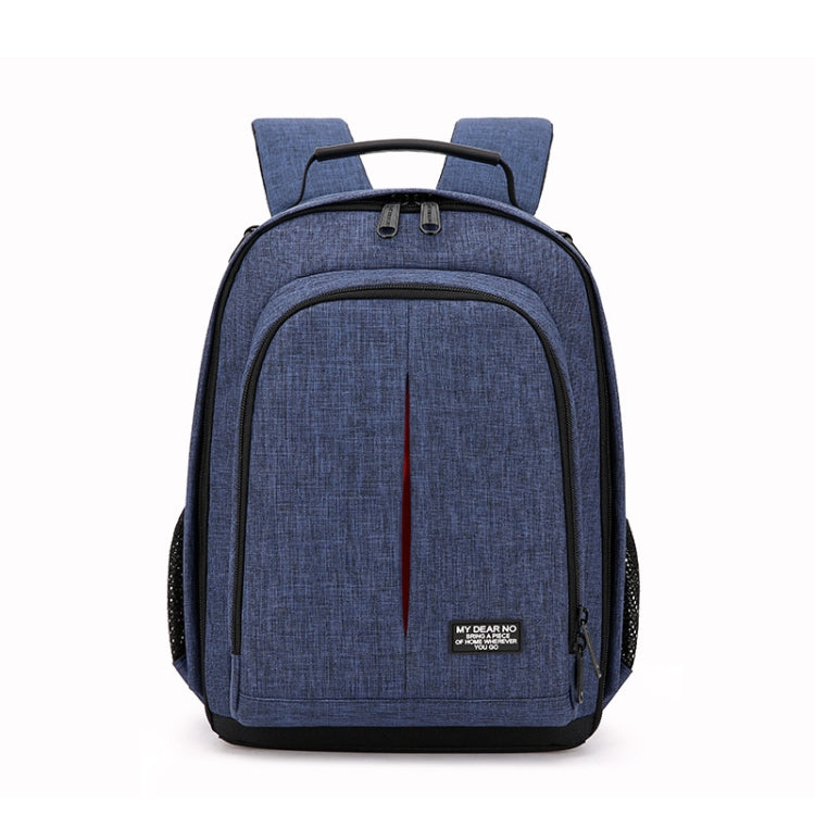 Small Waterproof Camera Backpack Shoulders SLR Camera Bag(Blue) - Backpack by PMC TechLife | Online Shopping South Africa | PMC TechLife | Buy Now Pay Later Mobicred