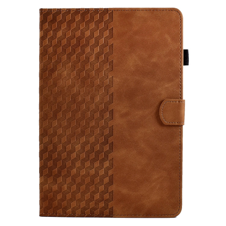 For Amazon Kindle Lite 2022 Rhombus Embossed Leather Tablet Case(Brown) - Amazon by PMC TechLife | Online Shopping South Africa | PMC TechLife | Buy Now Pay Later Mobicred