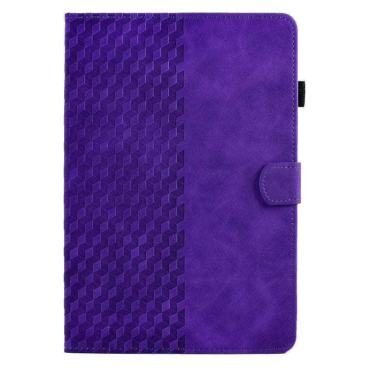 For Amazon Kindle PaperWhite 4 / 3 / 2 / 1 Rhombus Embossed Leather Tablet Case(Purple) - free shipping - PMC TechLife - Order now!
