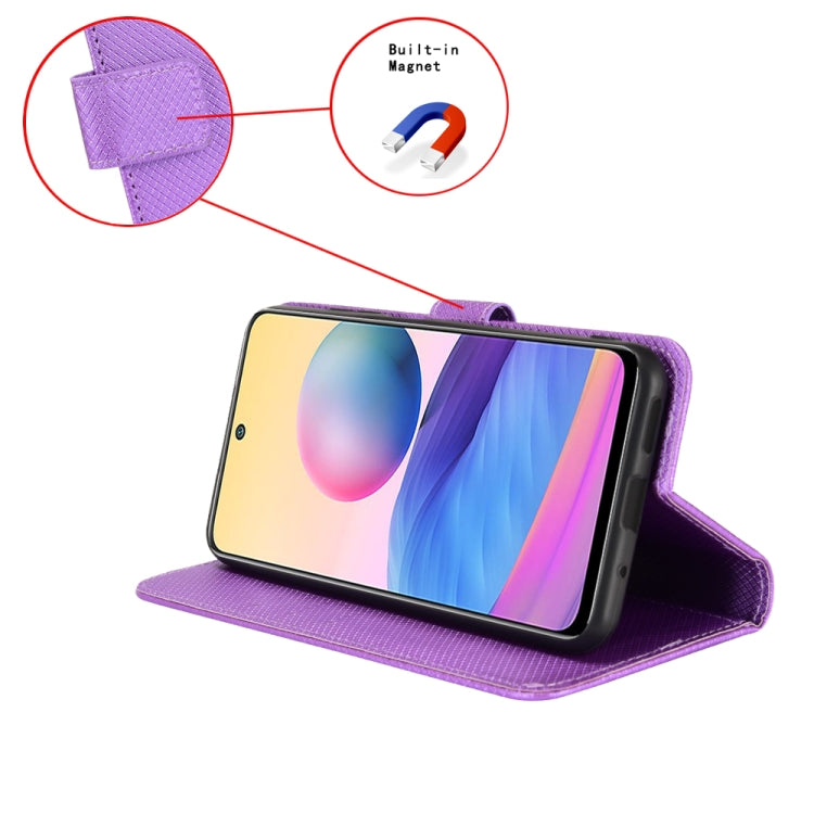 For Blackview BV7200 Diamond Texture Leather Phone Case(Purple) - More Brand by PMC Jewellery | Online Shopping South Africa | PMC Jewellery | Buy Now Pay Later Mobicred