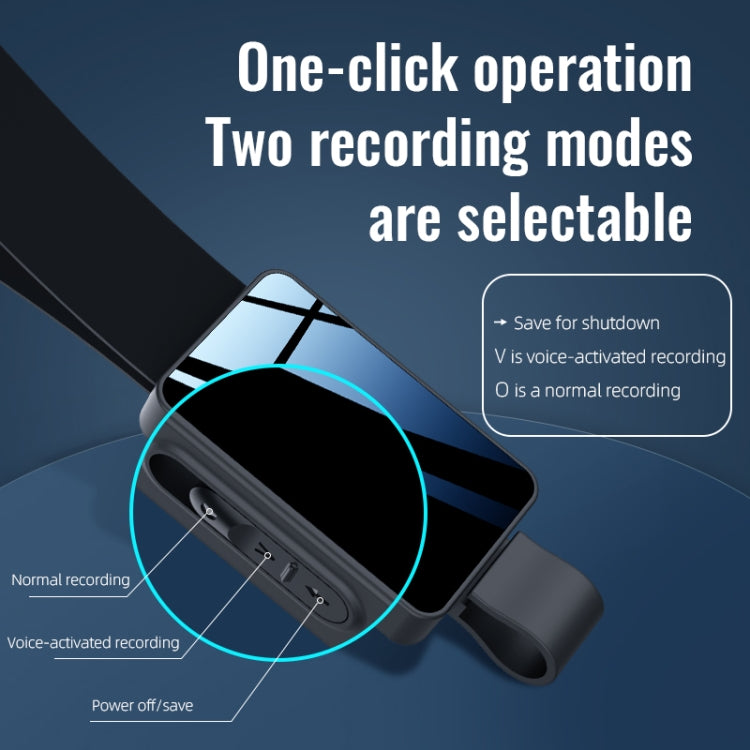 JNN K5 Voice Recorder with Lanyard, Capacity:32GB(Grey) - Recording Pen by PMC TechLife | Online Shopping South Africa | PMC TechLife | Buy Now Pay Later Mobicred