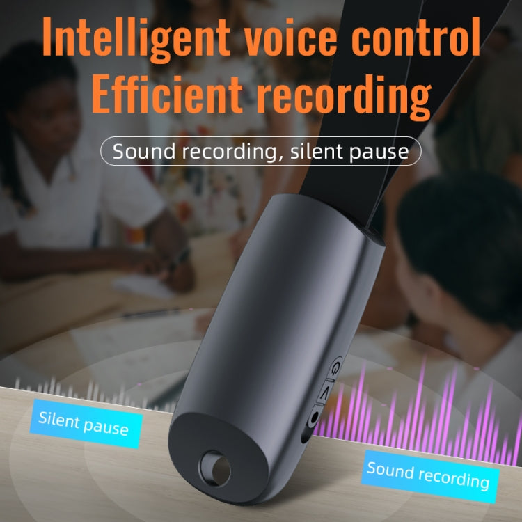 JNN S26 Smart Digital Noise Canceling Voice Recorder with Lanyard, Capacity:8GB(Black) - Recording Pen by JNN | Online Shopping South Africa | PMC Jewellery | Buy Now Pay Later Mobicred