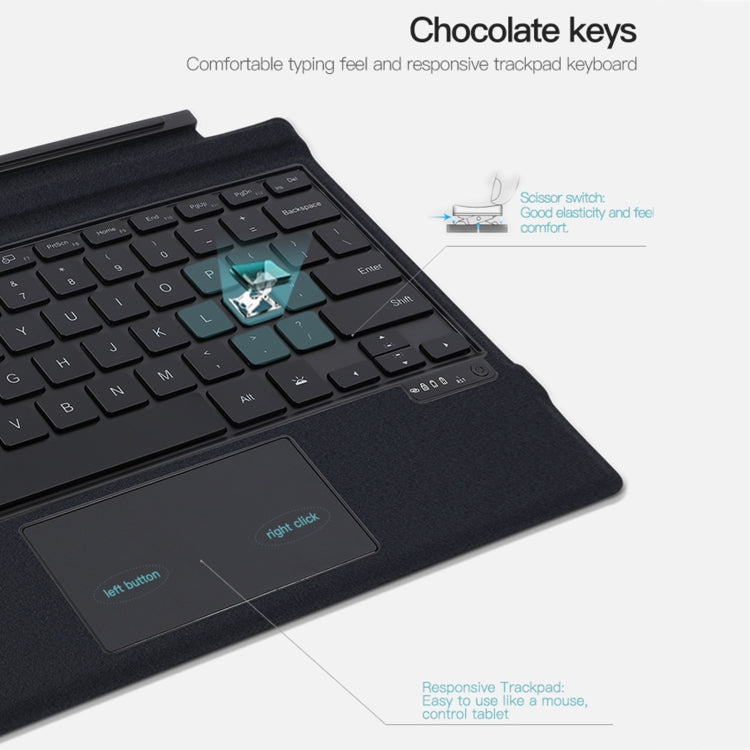 For Microsoft Surface Go1 / 2 / 3 Magnetic Bluetooth Keyboard with backlight - Others Keyboard by PMC Jewellery | Online Shopping South Africa | PMC Jewellery