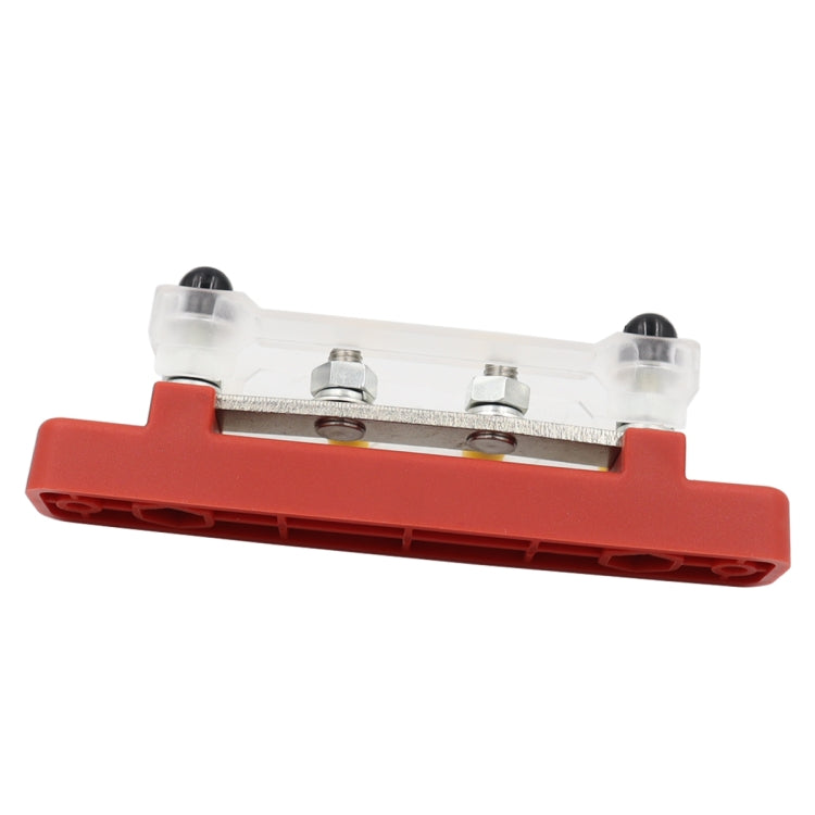 CP-3118 150A 12-48V RV Yacht Single-row 2-way Busbar with 4pcs Terminals(Red) - Booster Cable & Clip by PMC Jewellery | Online Shopping South Africa | PMC Jewellery | Buy Now Pay Later Mobicred